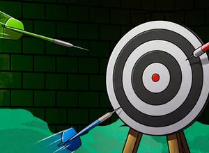 ปาลูกดอกสด