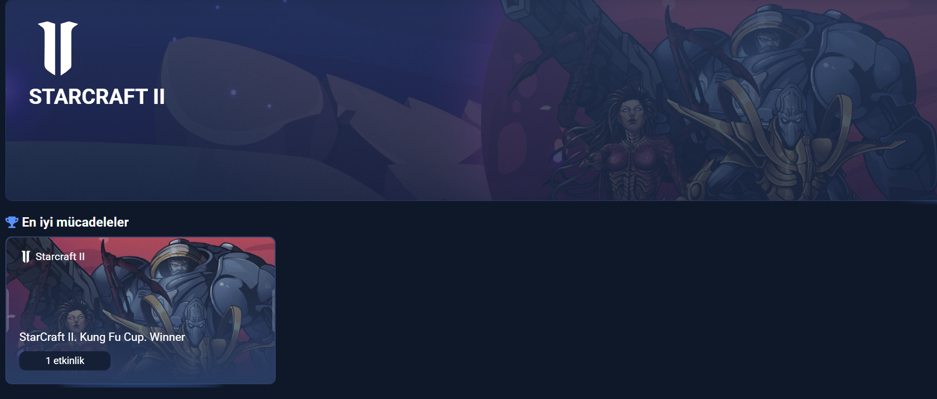 1xBet Starcraft 2 bahis